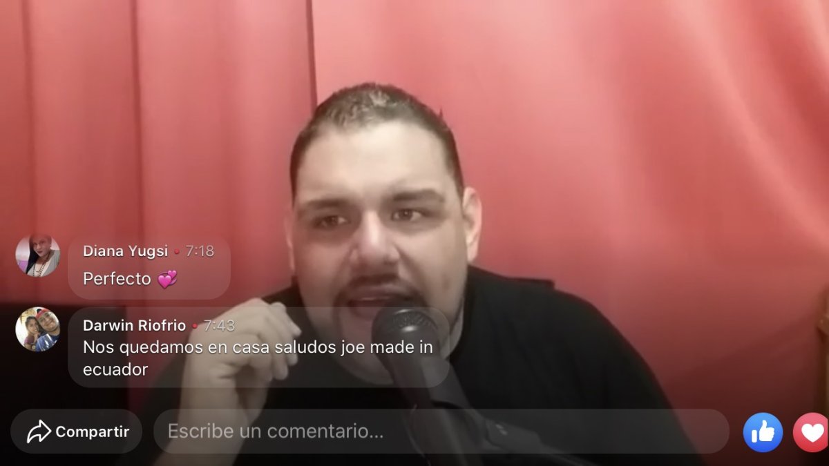 Joe Cortez, conocido en el mundo artístico como el Gigante de la Salsa.