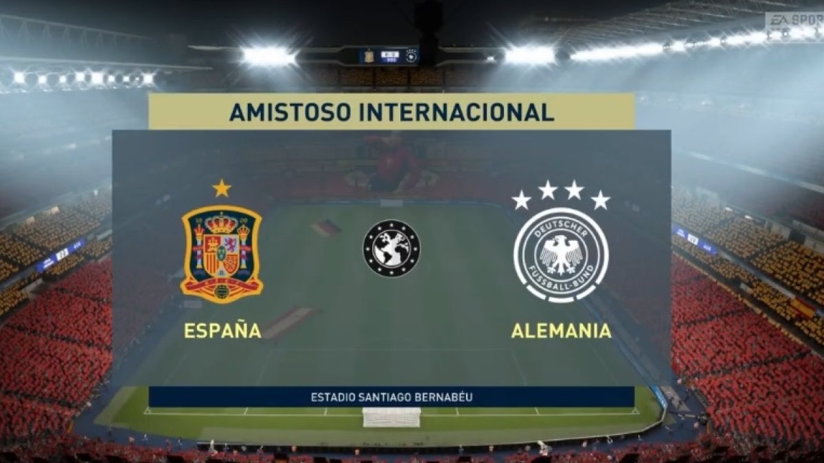 España y Alemania se enfrentarán en un amistoso virtual.