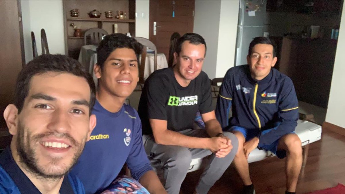 Esteban Enderica, David Farinango, Juan Fernando Enderica y David Castro se encuentran en Bolivia.