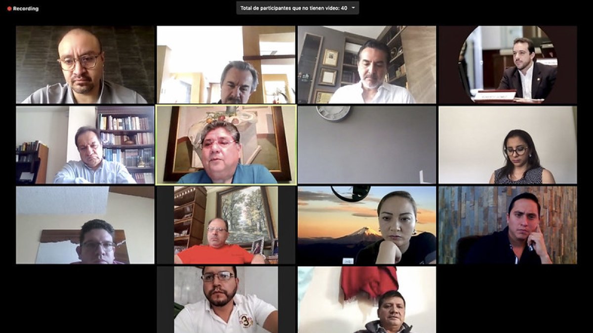 La Comisión de Régimen Económico recibió a los representantes de la banca, a través de una sesión virtual.