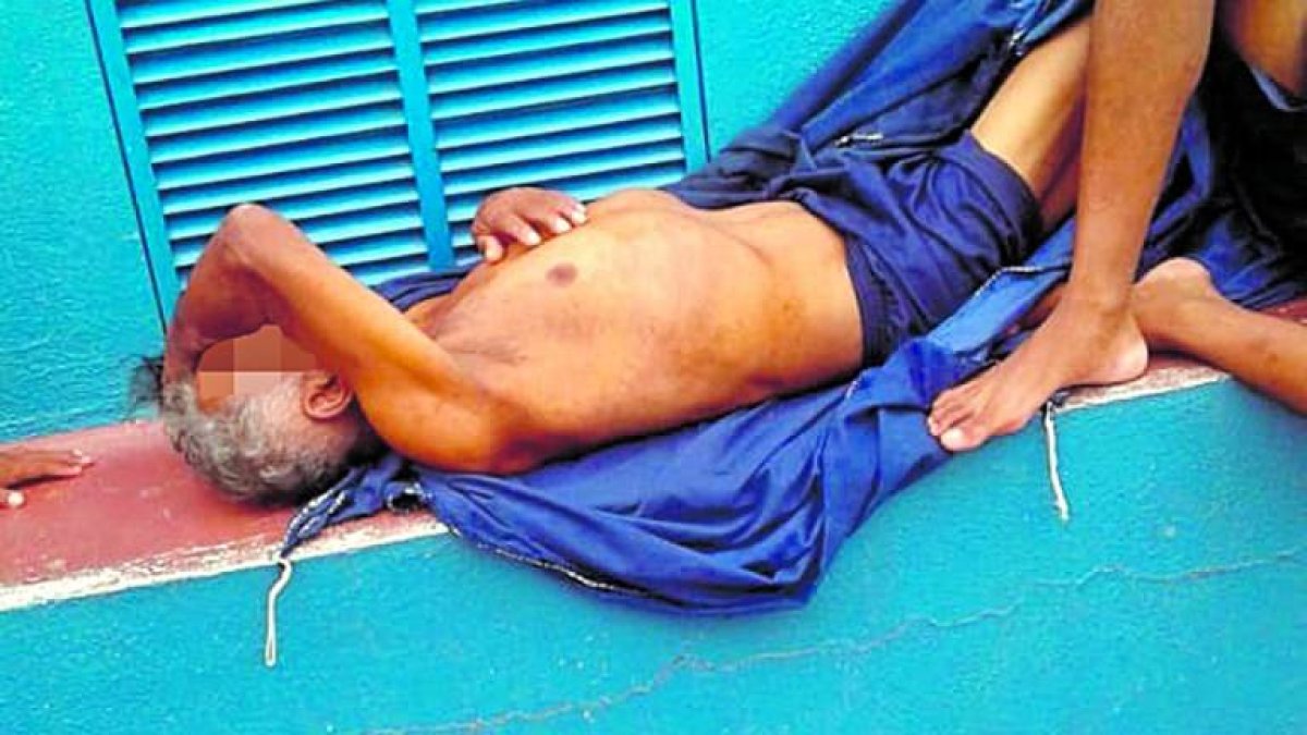 Internos envían estas fotografías a sus familiares para denunciar que supuestamente hay internos que no reciben atención médica.