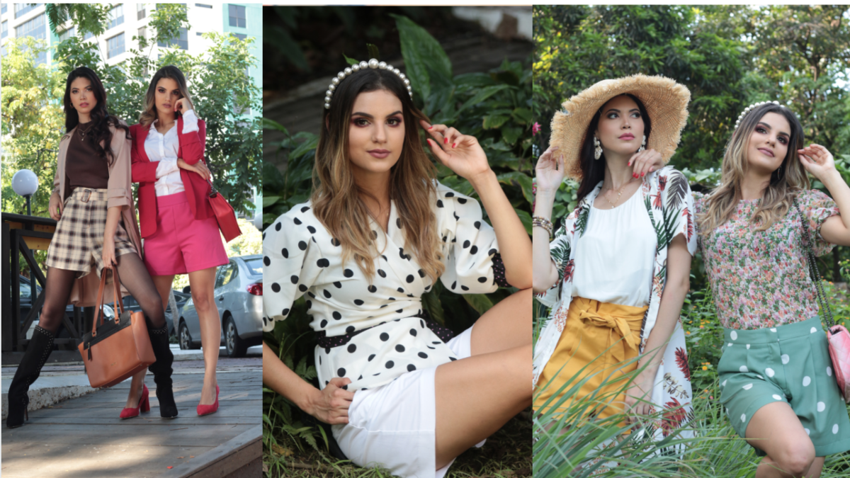 Los shorts con fruncidos en la cintura y lazos son furor. El print de lunares es ideal para dar volumen a las caderas.