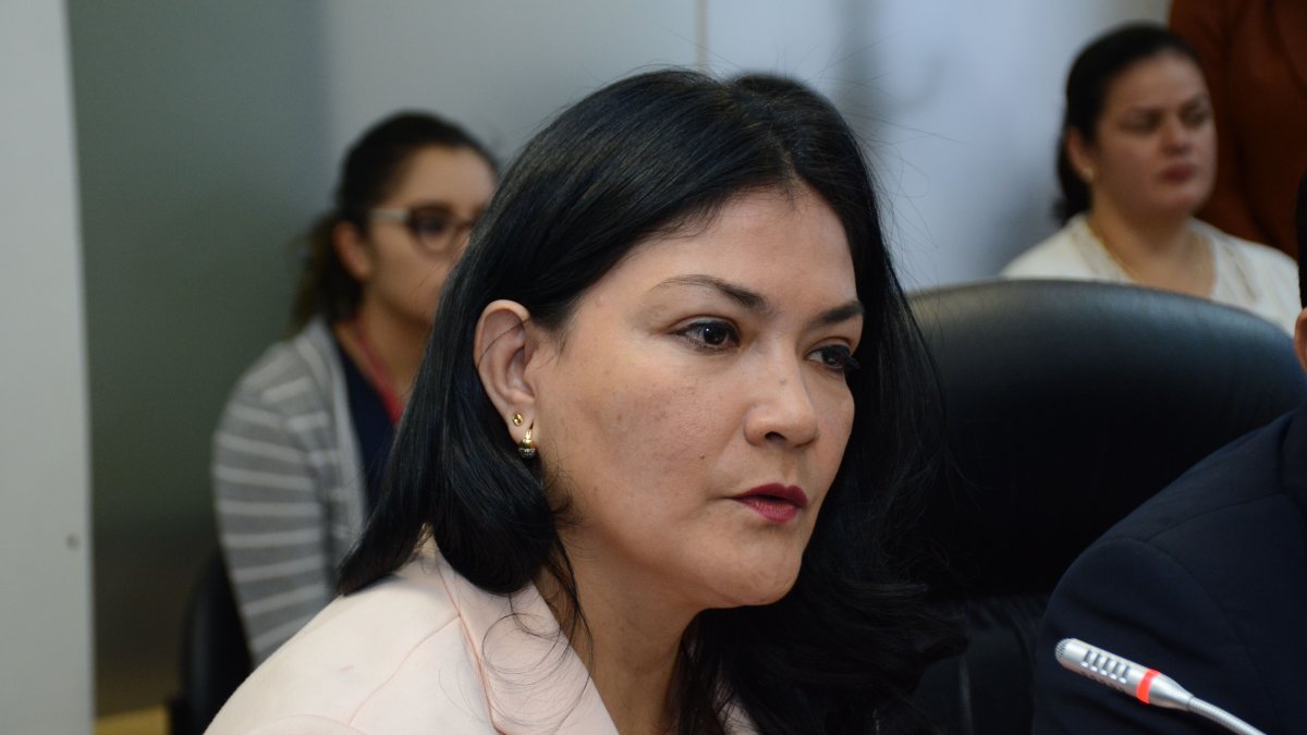 La exministra Catalina Andramuño fue convocada nuevamente para la próxima semana a la Asamblea Nacional.
