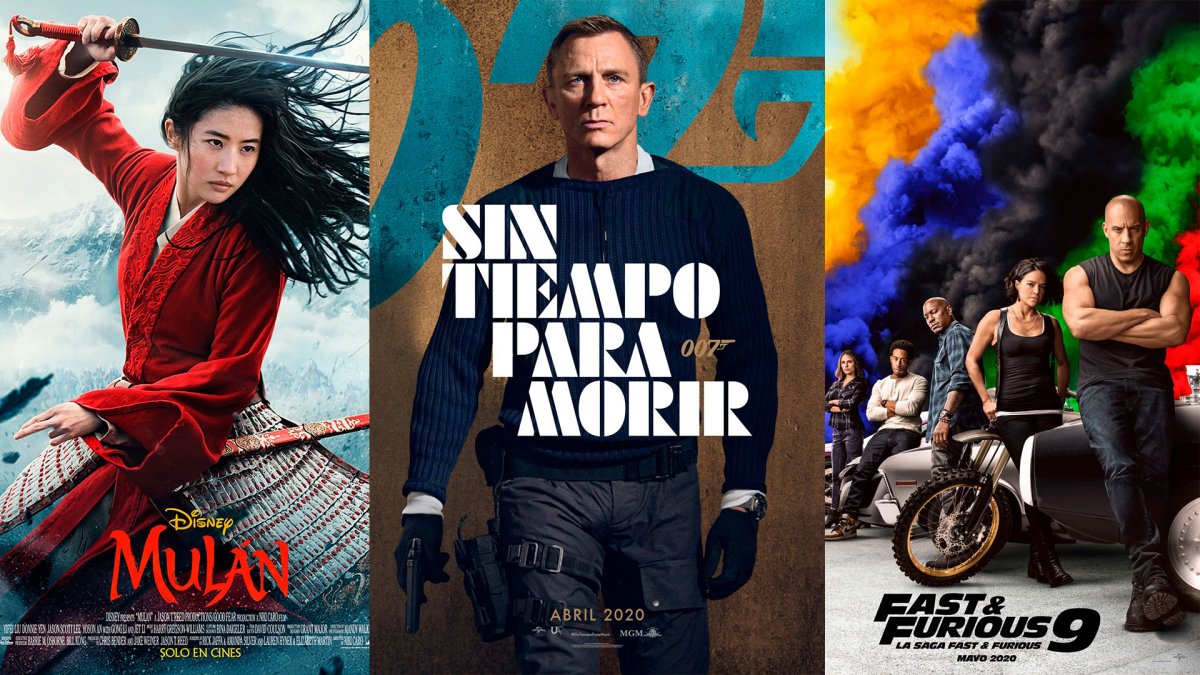 Los estrenos más grandes del 2020 se han movido al siguiente año.