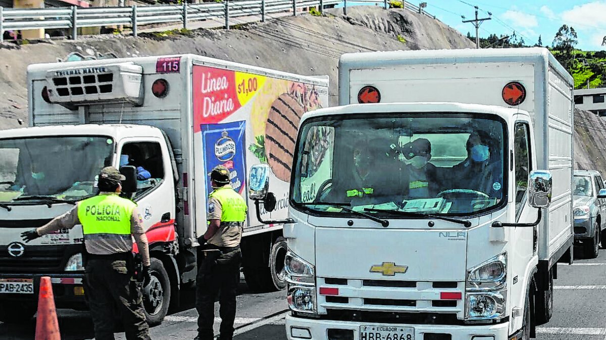 Actividad. No todos están trabajando. Apenas el 20 % del transporte de carga pesada estaría operando.
