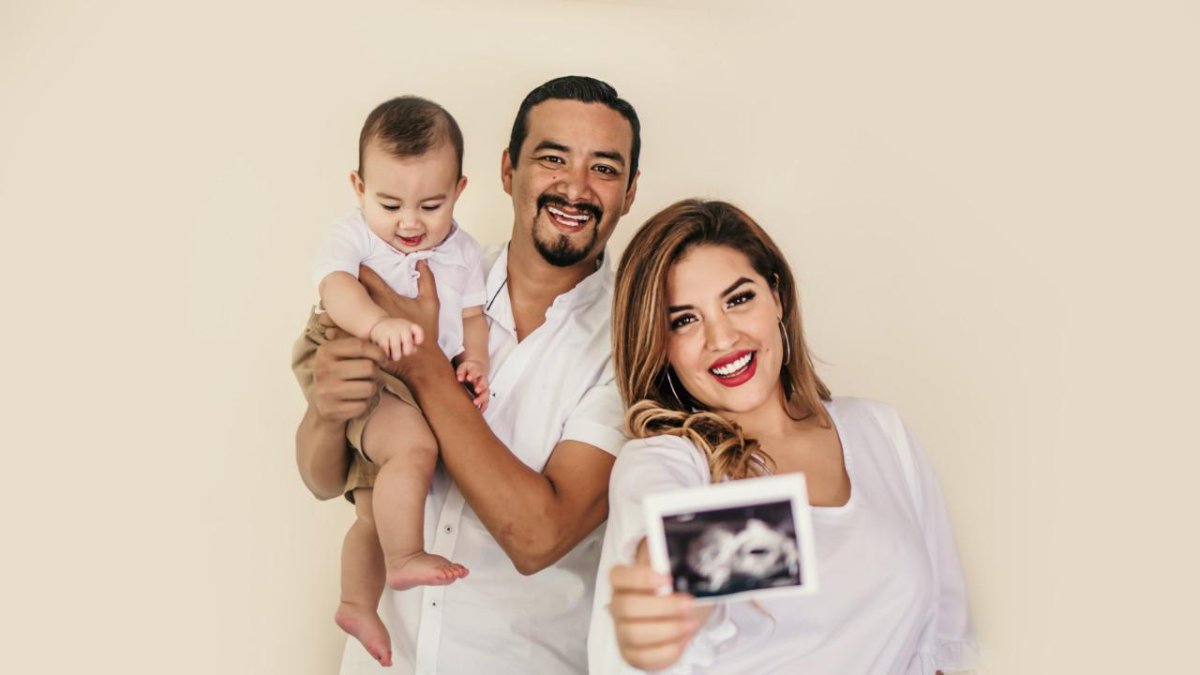 La Suka con su esposo, Gastón Bustamante y su hijo Sebastián.