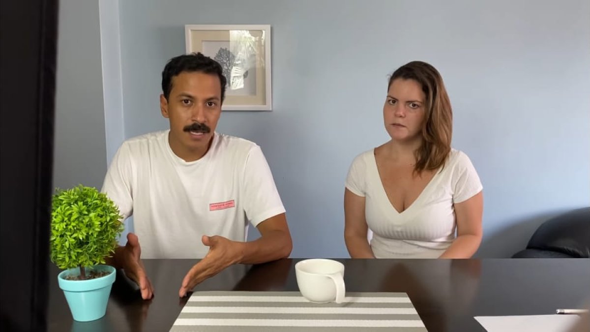 El día en que la pareja infectada con Coronavirus lanzó el video para hablar de su caso que atrajo la atención ciudadana.