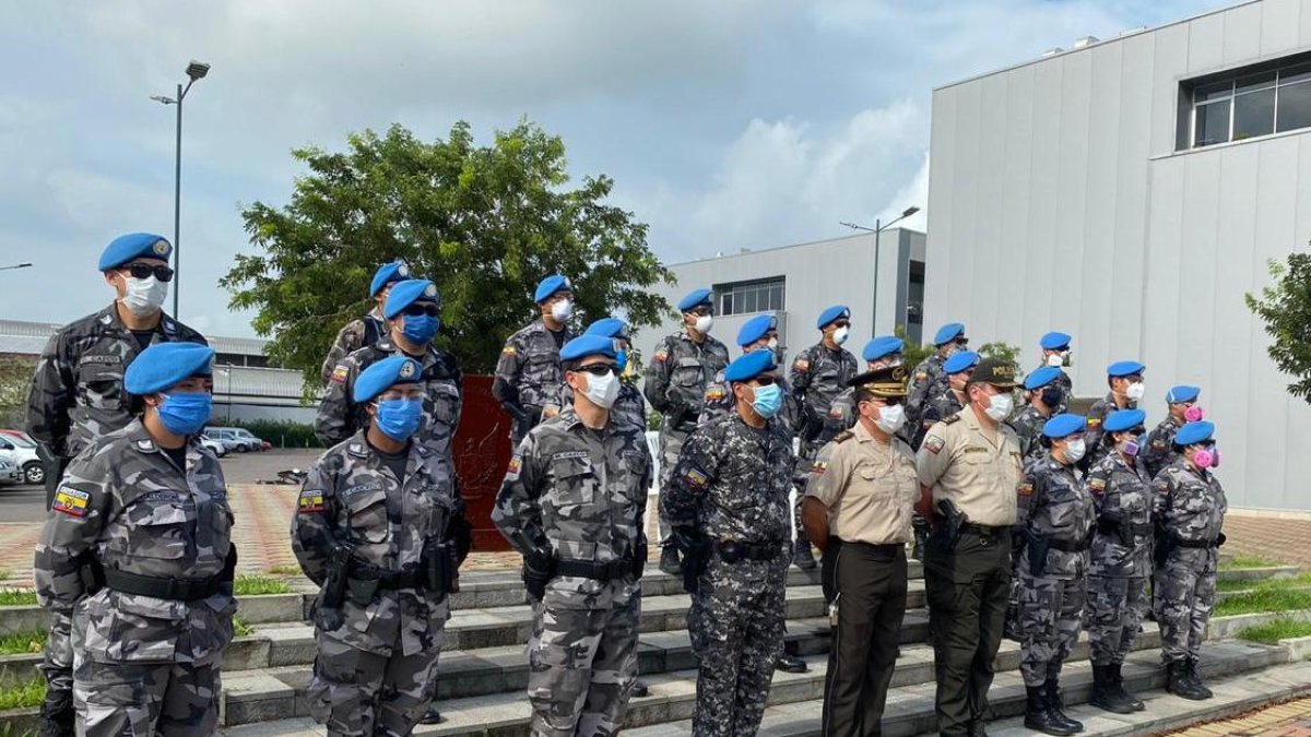 Participación. Un total de 20 uniformados trabajarán en la provincia.
