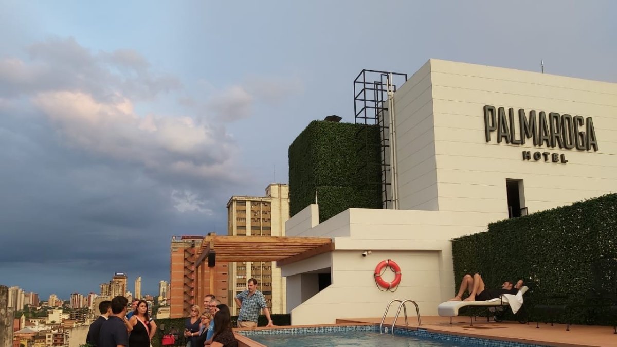 El hotel donde estará Ronaldinho está ubicado en una zona céntrica de Asunción, en Paraguay