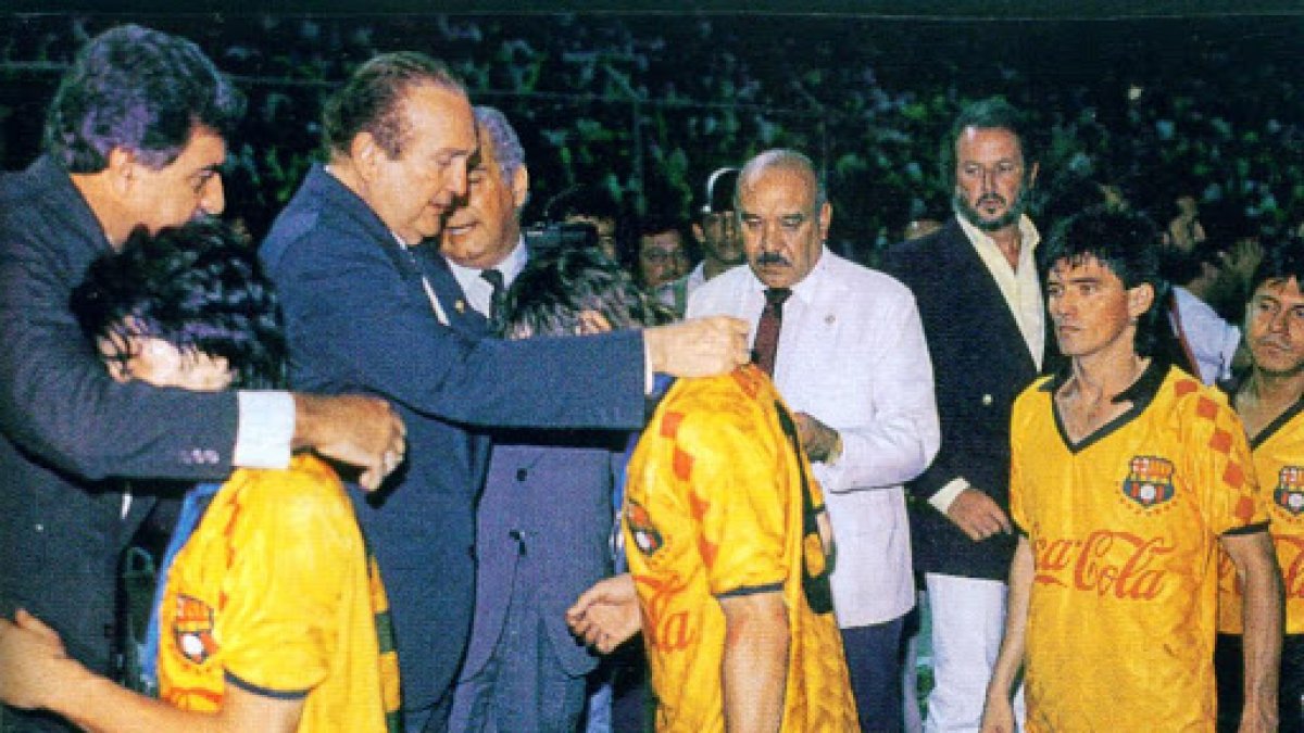 Ese año Barcelona perdió la final de la Copa Libertadores ante el Olimpia de Paraguay.