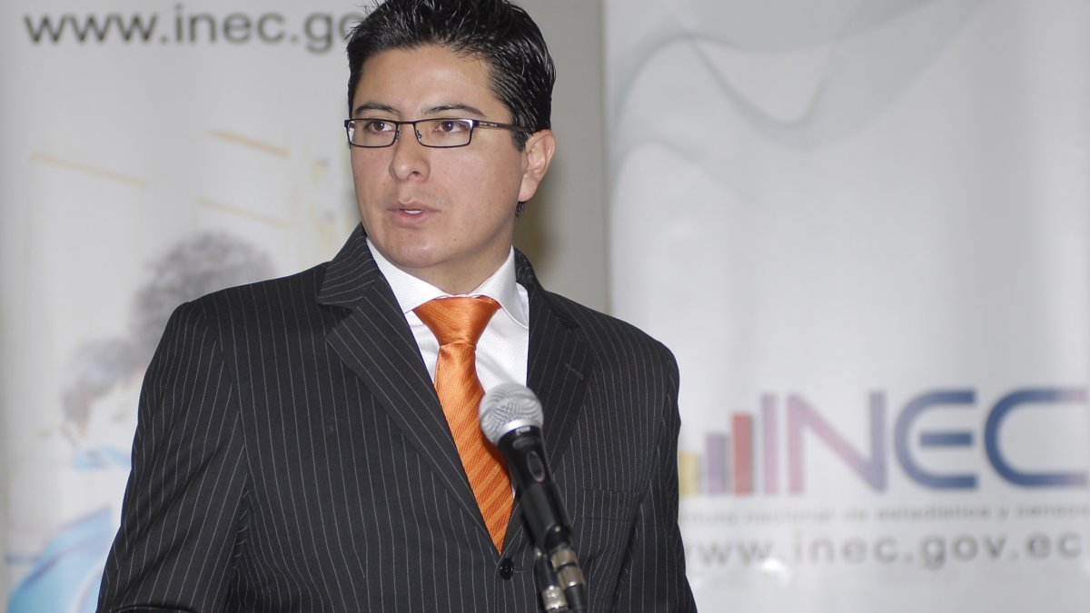 Byron Villacís fue director del Instituto Ecuatoriano de Estadística y Censos entre 2007 y 2012