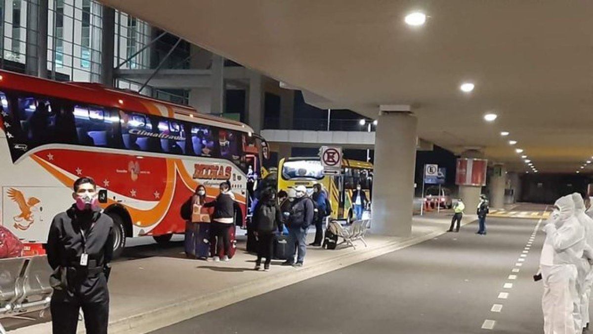 Unos de los últimos vuelos que llegó a Quito lo hizo procedente de Ciudad de México con 129 ecuatorianos.