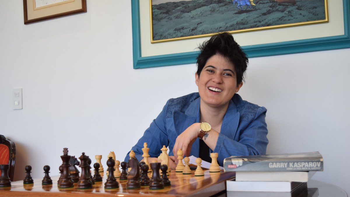 Carla Heredia, destaca ajedrecista ecuatoriana y varias veces campeona fuera del país.