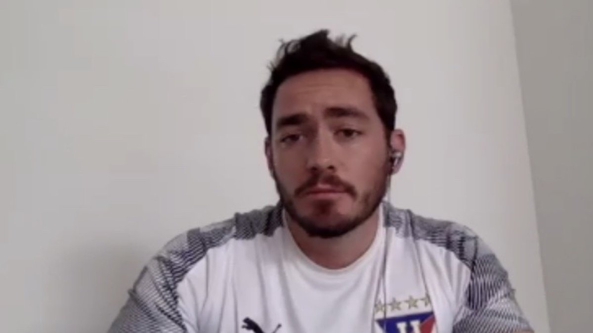 Daniel Terán, psicólogo de Liga de Quito, habla sobre la importancia de la salud mental.