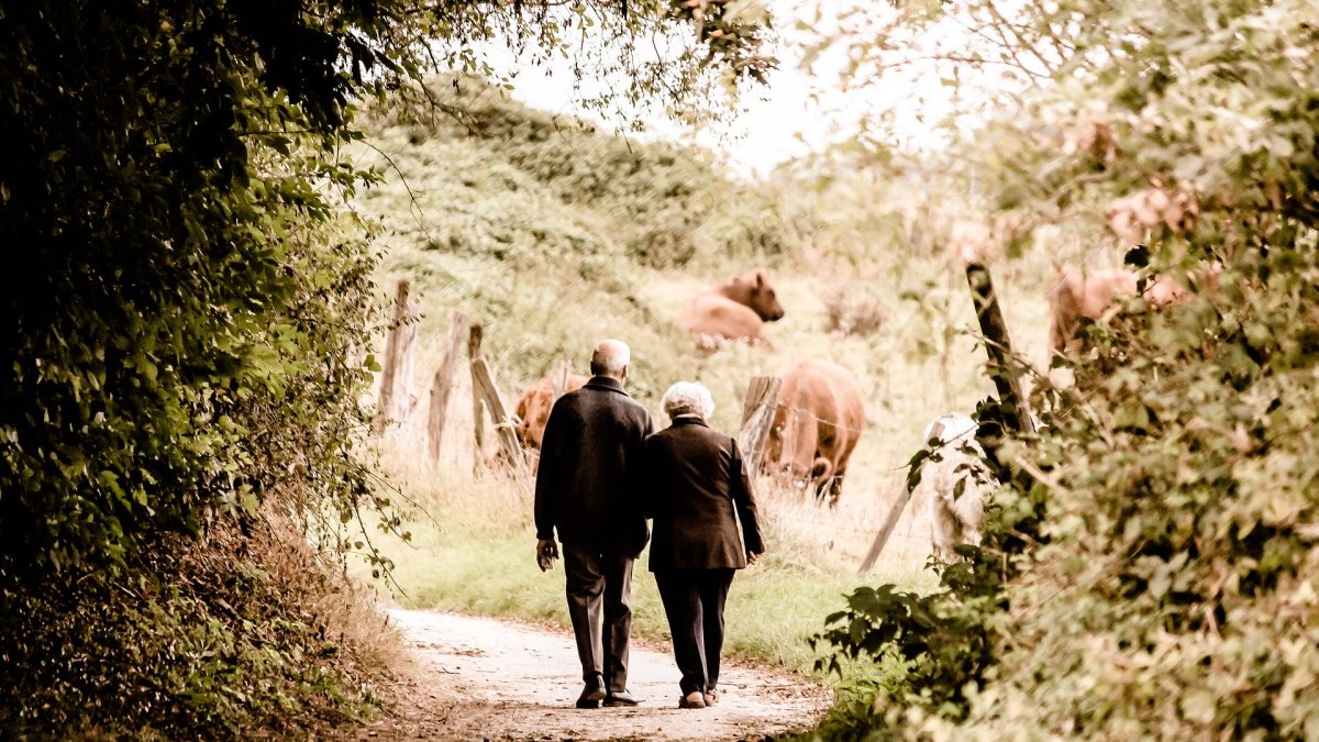 El momento fue tan emotivo que ambos abuelitos derramaron lágrimas.