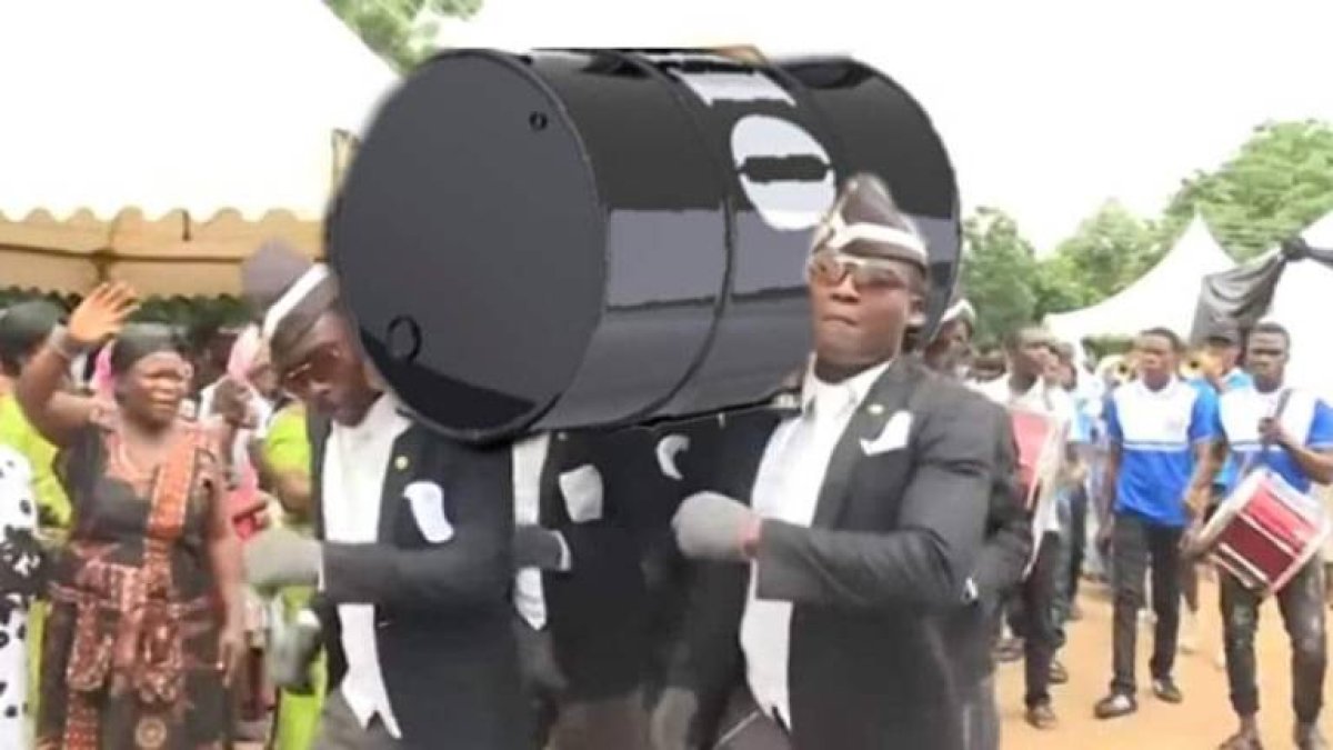 Los famosos bailarines de Ghana se hicieron presentes también en estos memes.