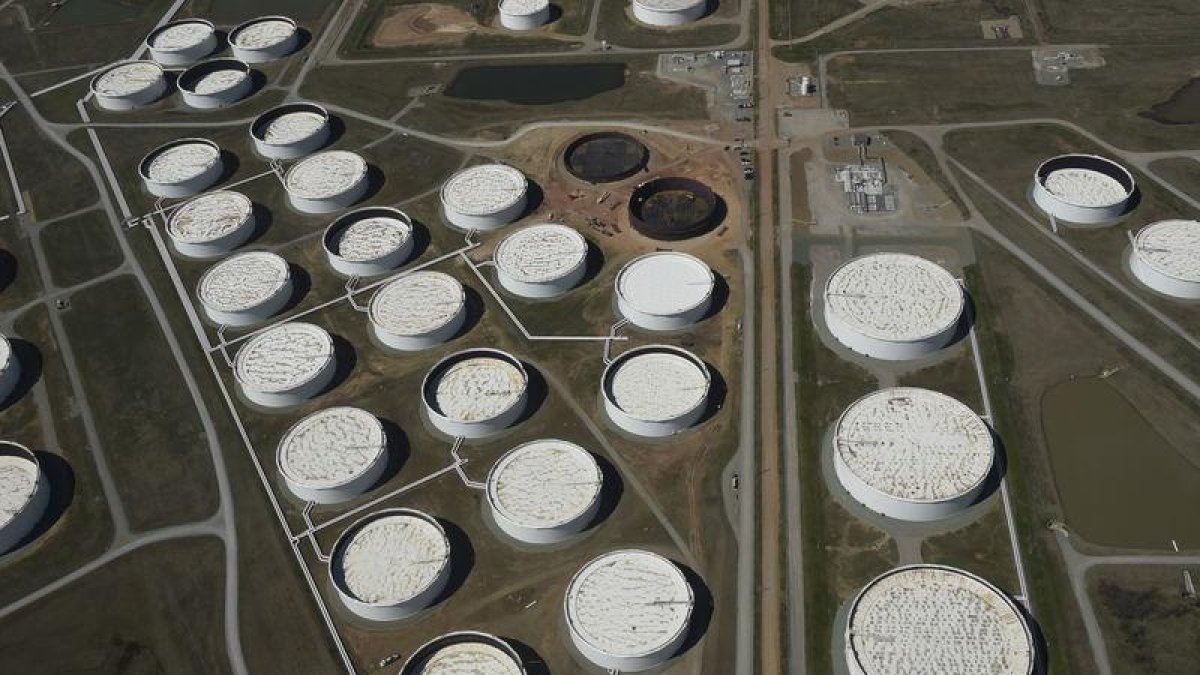 Cushing, en Oklahoma, el lugar donde se almacena el petróleo WTI.