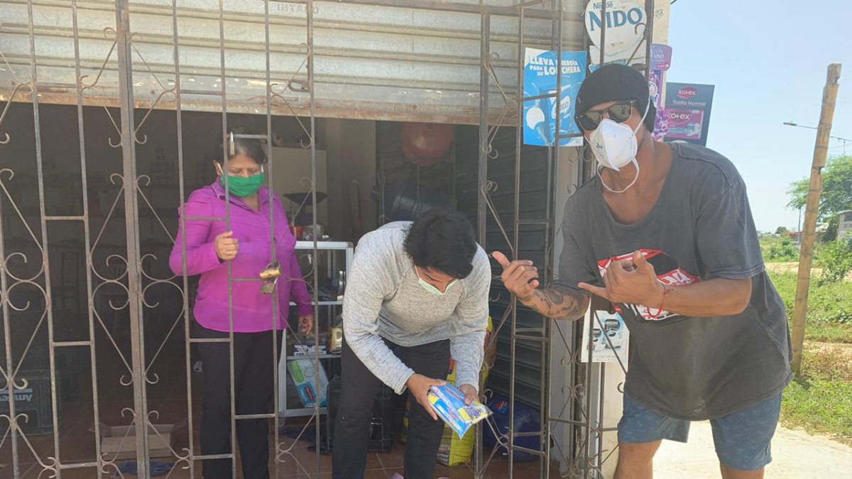 El Gato empezó ya la recolección de víveres y a armar la ayuda humanitaria