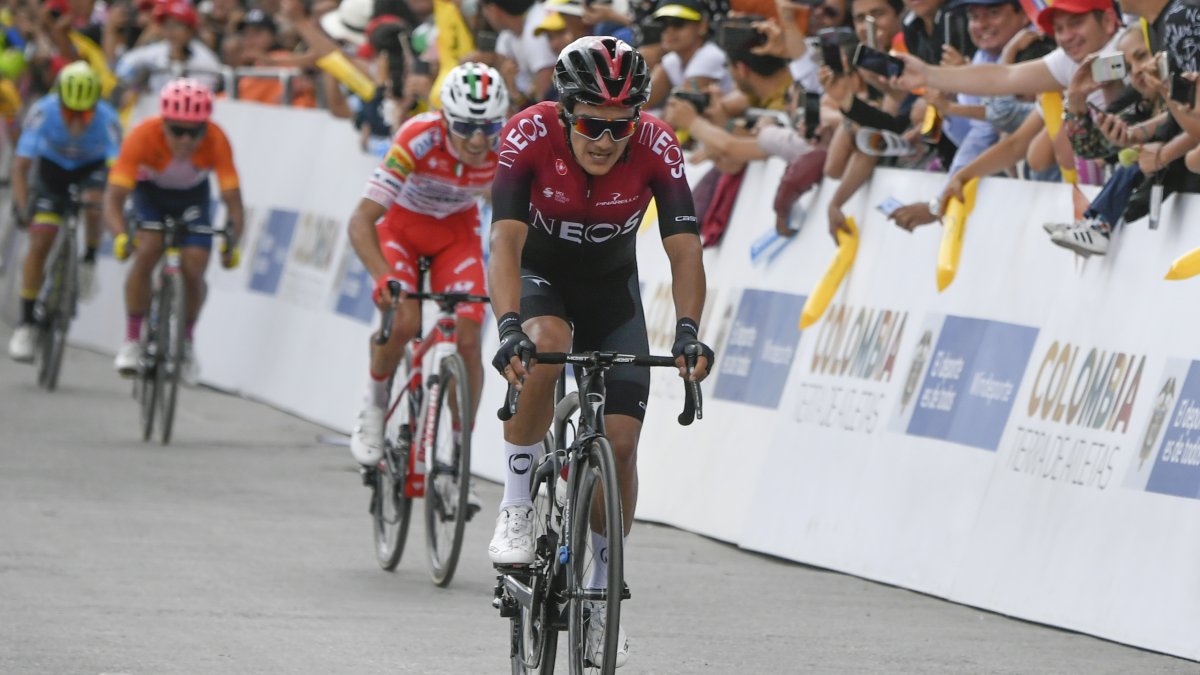 El ciclista ecuatoriano empezó este año a competir por el equipo británico INEOS. Firmó por 3 temporadas.