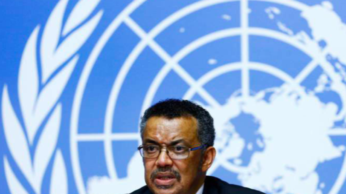 Autoridad. Adhanom, exministro de Salud de Etiopía, dirige la OMS.