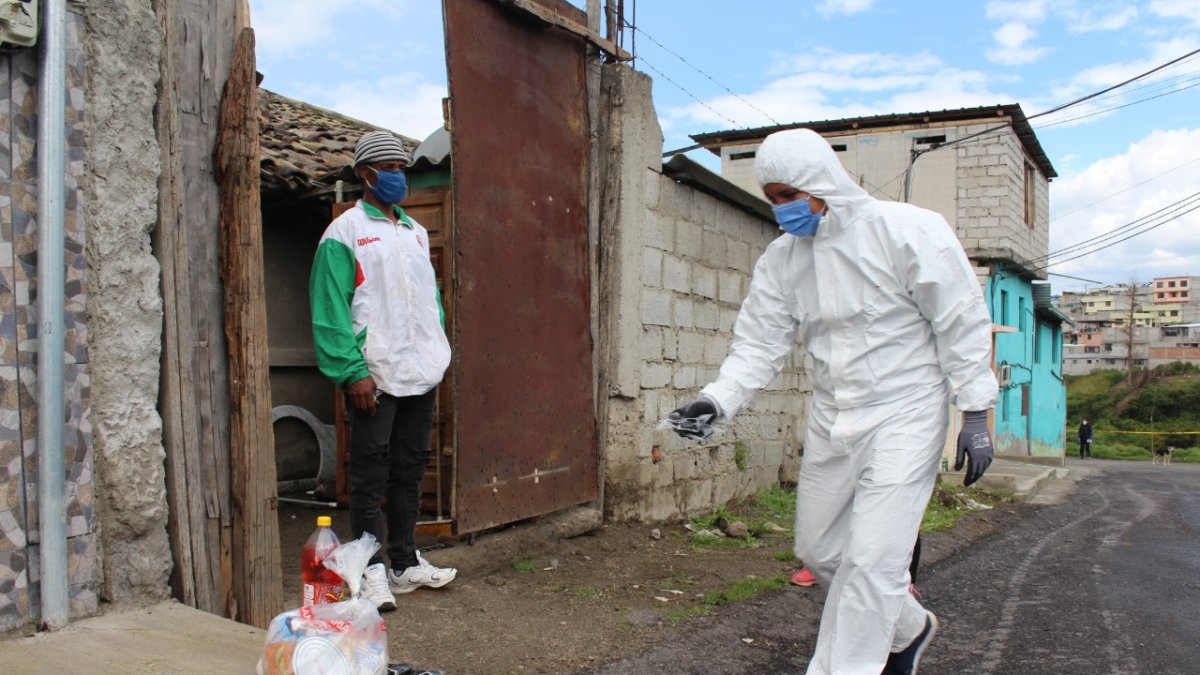 El Municipio de Quito entregó kits de alimentos