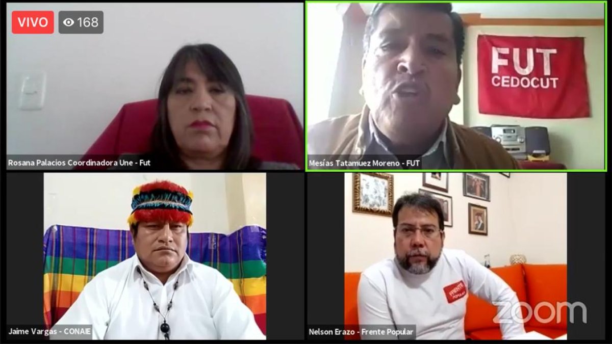 Los sectores sociales brindaron una rueda de prensa