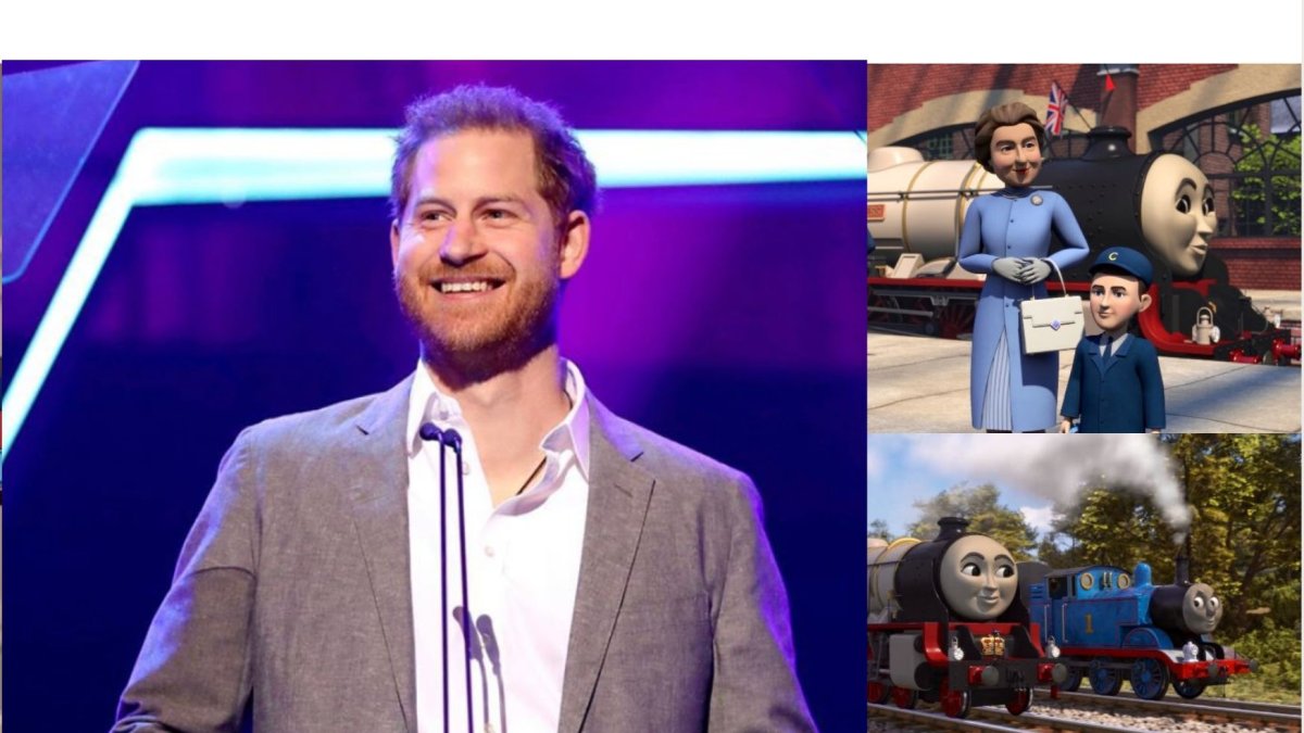 El príncipe Harry será parte del capítulo por el aniversario 75 de la serie 'Thomas y sus amigos'.