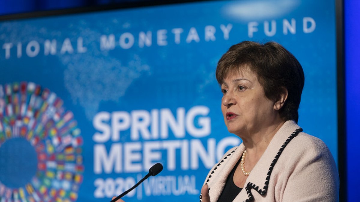 La directora del FMI, Kristalina Georgieva, señaló que las autoridades ecuatorianas trabajan en mejorar la sostenibilidad fiscal.