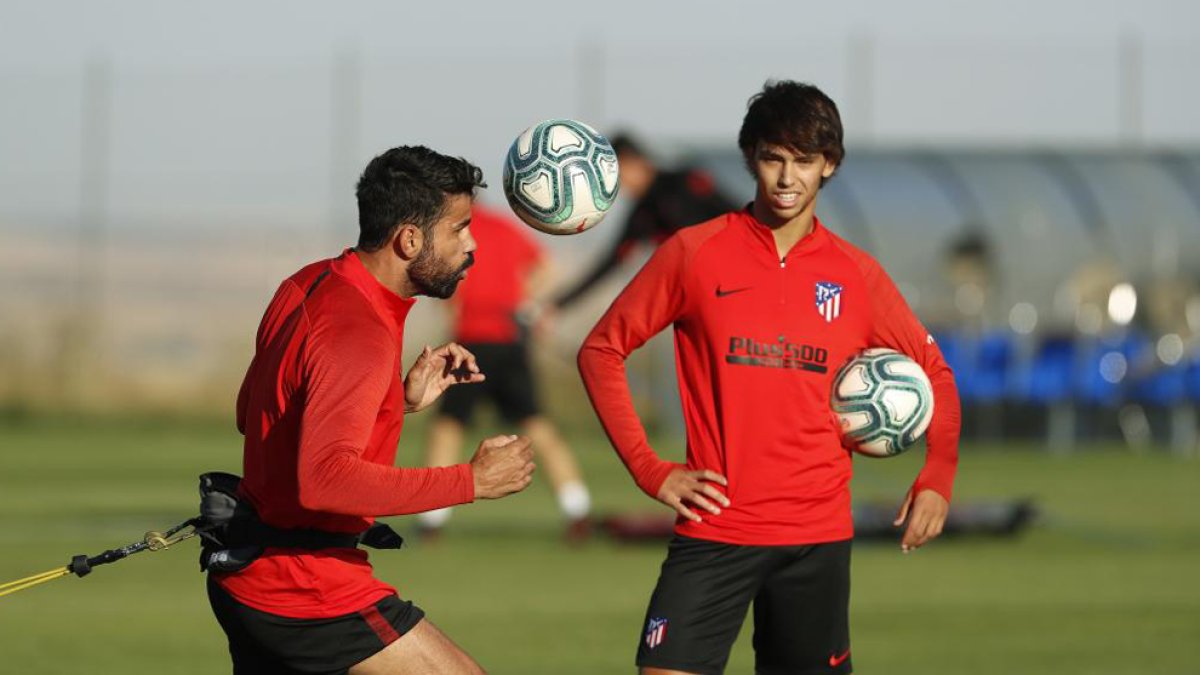 Los jugadores del Atlético de Madrid volverán a entrenarse en el complejo desde el miércoles. Esperan jugar desde finales de mayo