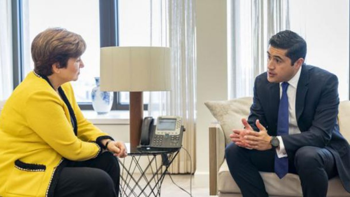 La titular del FMI, Kristalina Georgieva, aprobó los ajustes que hizo Ecuador a las estadísticas fiscales.