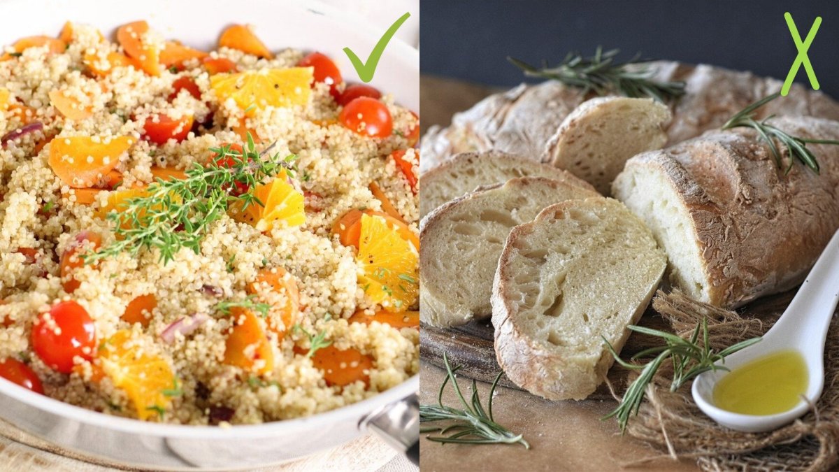 Entre los alimentos prohibidos se encuentran el trigo, centeno, cebada y cualquier producto elaborado con estos granos.