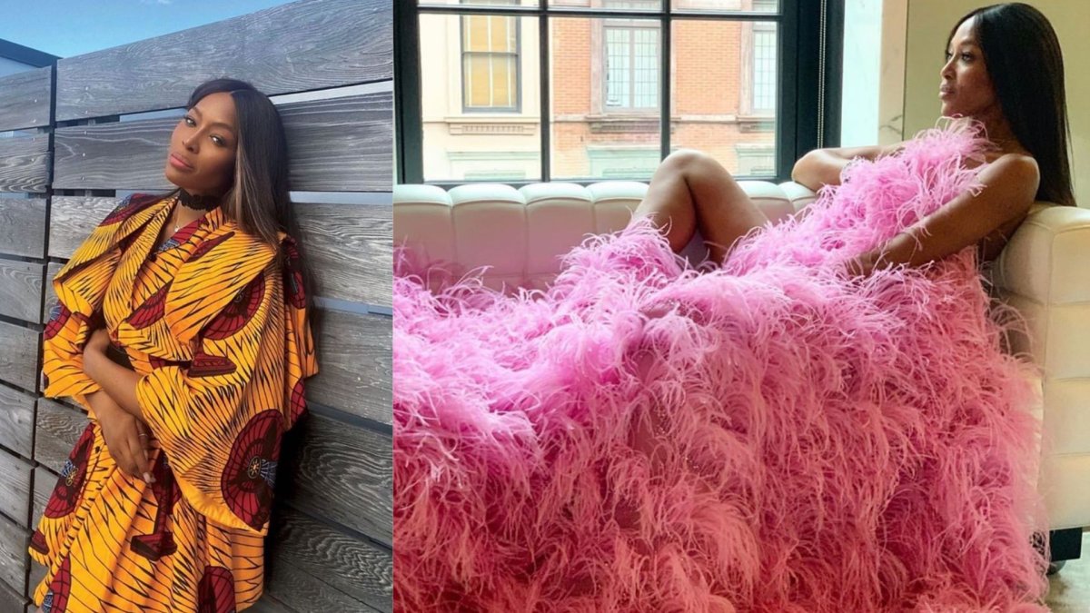 Naomi campbell es una supermodelo británica que comenzó su carrera en la década de los 80.