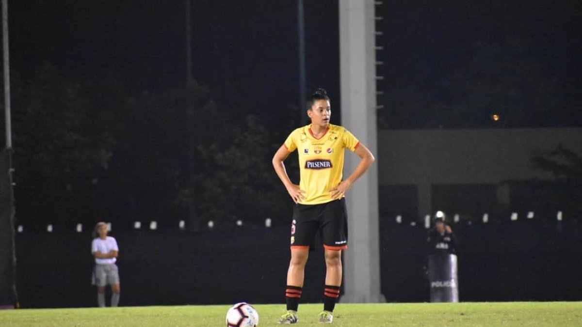 La jugadora venezolana Alexyar Cañas fichó el año anterior por Barcelona.