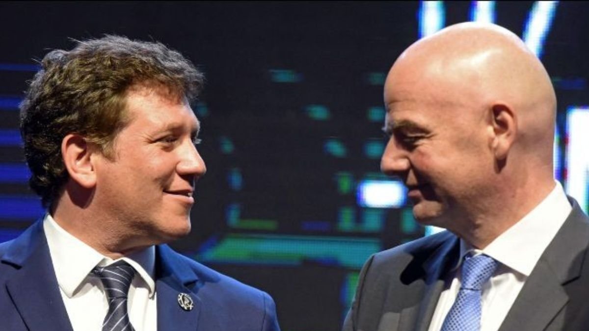 Alejandro Domínguez, titular de la Conmebol, mostró su descontento con la FIFA, dirigida por Gianni Infantino.