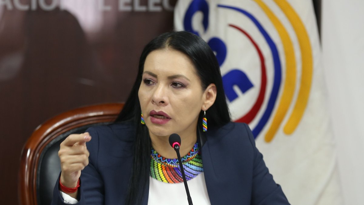 Diana Atamaint es la titular del Consejo Nacional Electoral.