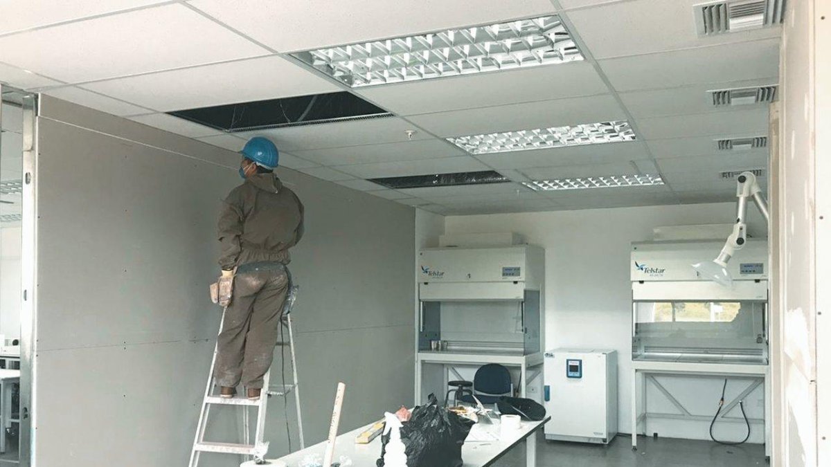 En la universidad Yachay siguen las adecuaciones para un laboratorio para pruebas de COVID - 19