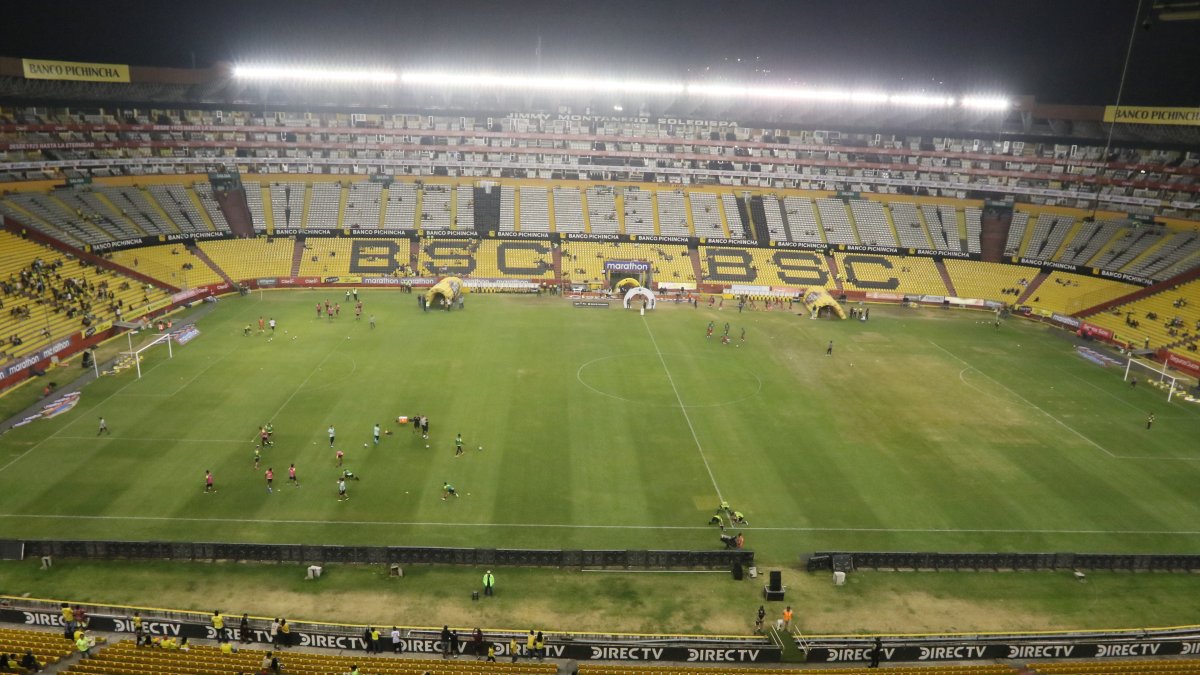 El estadio Monumental, de Barcelona, está postulado para acoger una final de la Copa Libertadores.