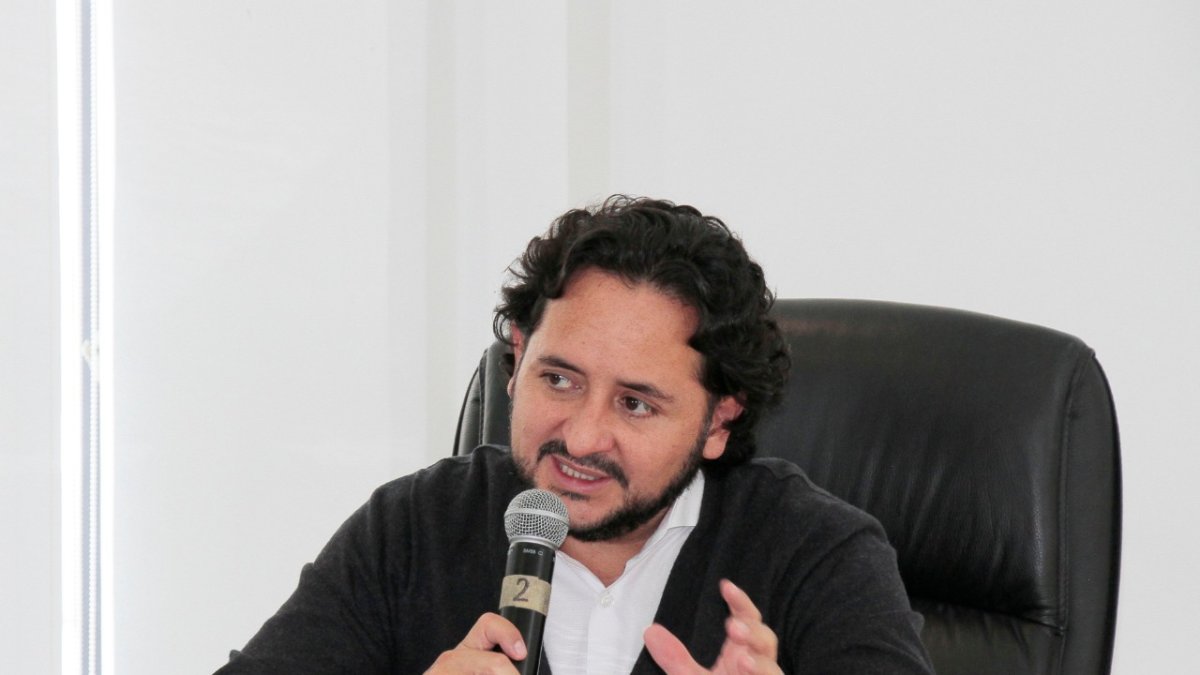 El ministro de Telecomunicaciones, Andrés Michelena