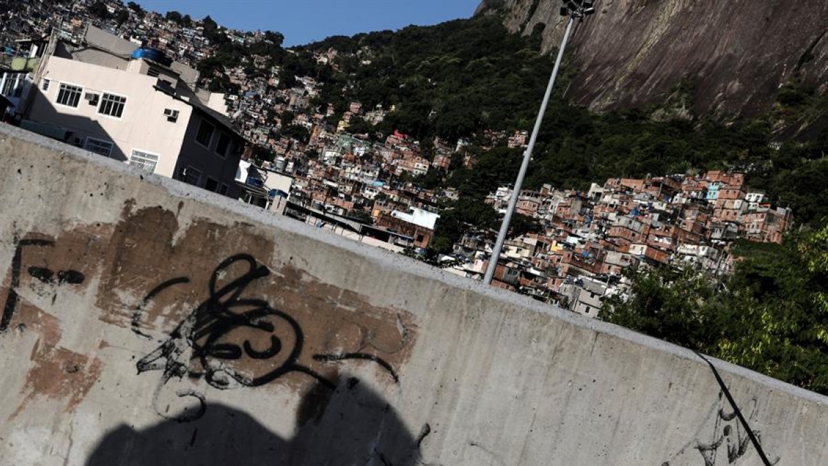 Una imagen de la favela Rocinha, la más popular de Río de Janeiro.