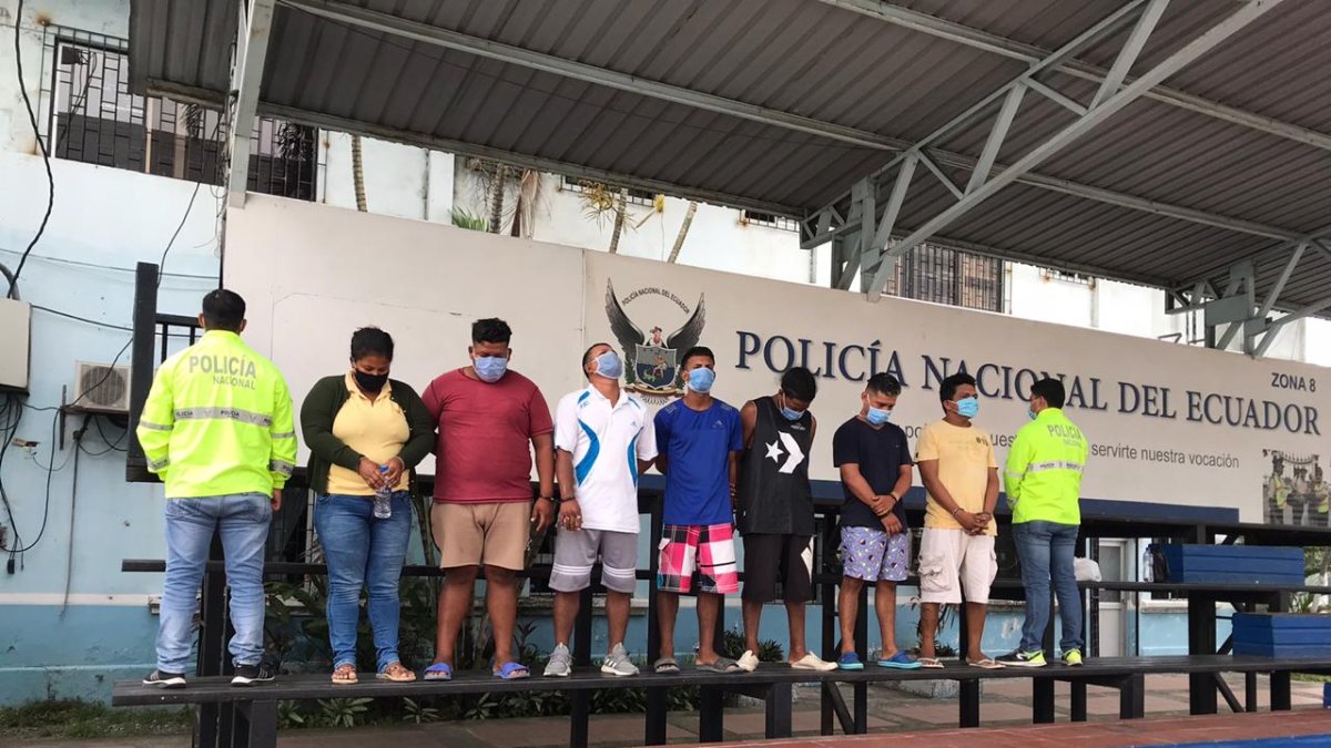 Captura. Ocho personas fueron detenidas en medio del operativo 'Impacto 2'.