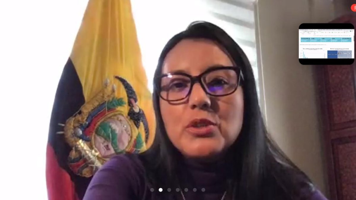 La directora del Sercop, Silvana Vallejo, detalla las herramientas para la revisión de compras