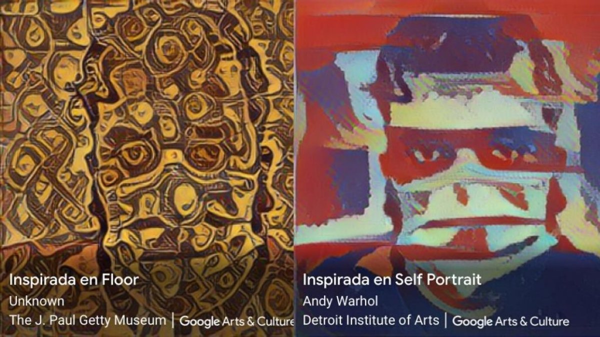 Google Art Transfer además brinda información sobre el cuadro y el artista durante el proceso de transformación de tu imagen.