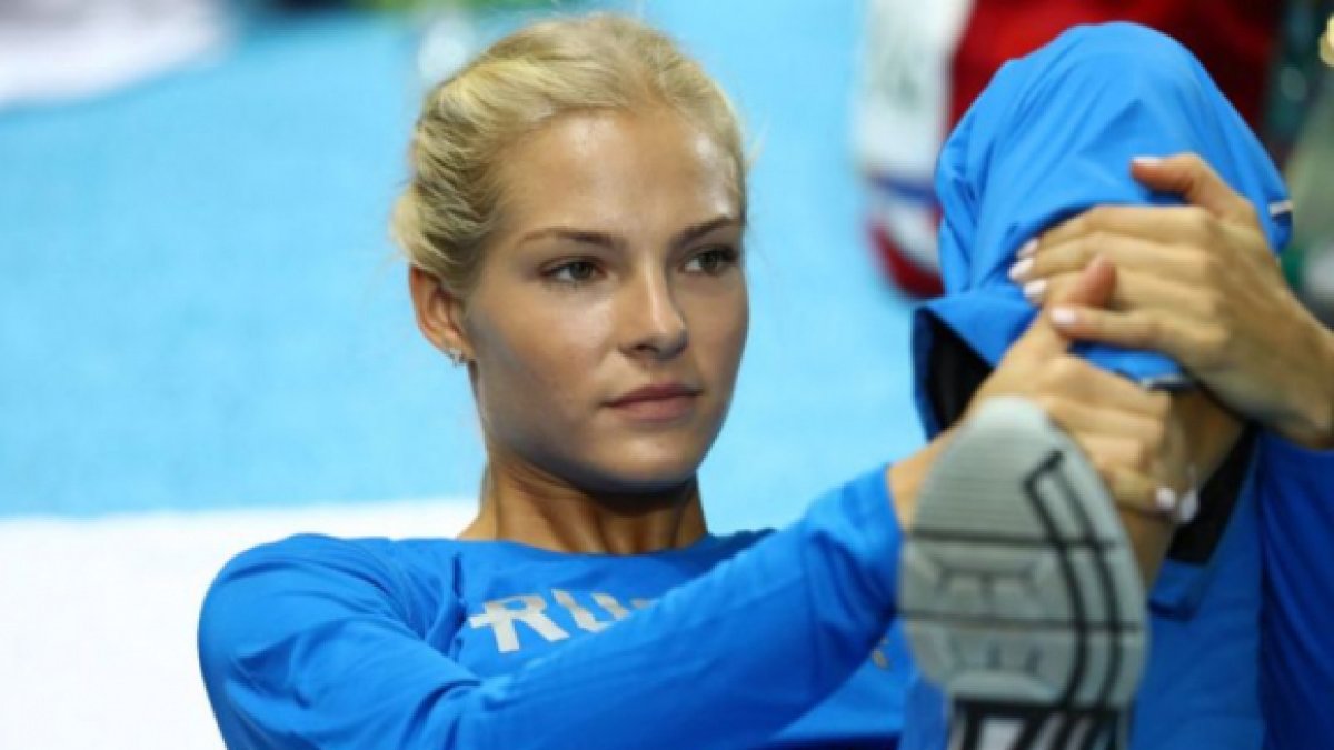 La atleta Darya Klishina no solo destaca por su talento en el deporte sino también por su belleza.