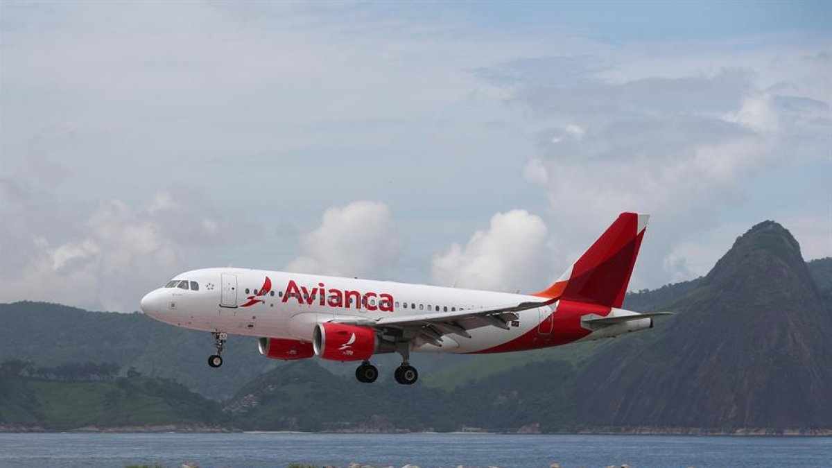 Un avión de Avianca, aerolínea que inició un proceso de disolución y liquidación de su filial en Perú.