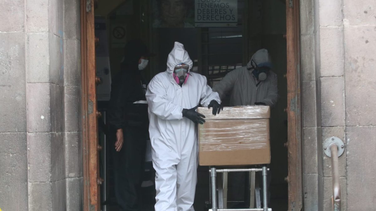 Caso. En una casa de Salud del centro histórico de Quito se efectuó uno de los levantamientos de cadáveres.
