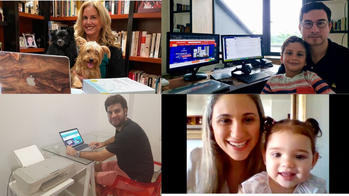 A veces, sus videoconferencias o reuniones Zoom han sido interrumpidas por sus pequeños hijos o por sus consentidas mascotas.