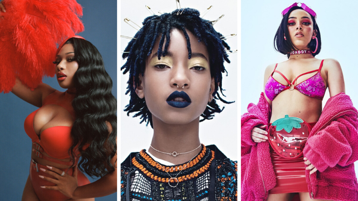Megan Thee Stallion, Willow Smith y Doja Cat son parte de la generación Tik Tok gracias a su música.