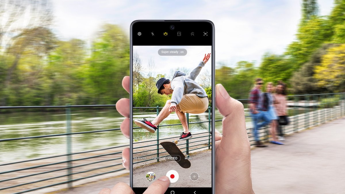 La cámara principal del A71 es de 64MP.