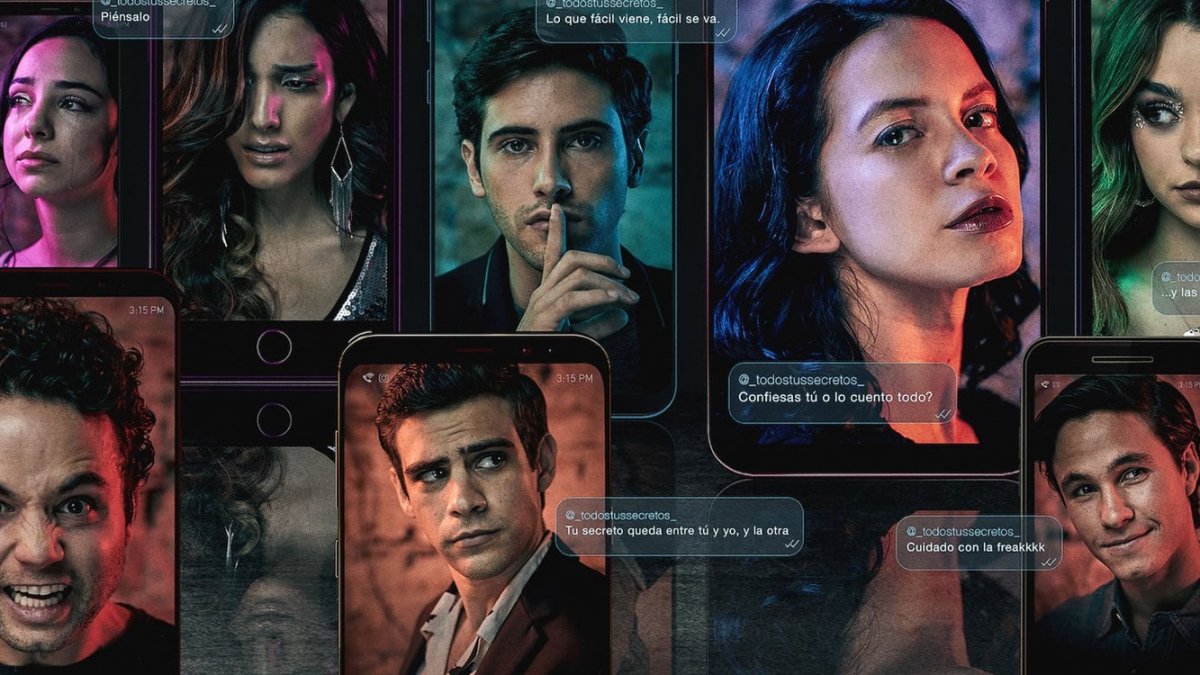 Imagen promocional de la reciente estrena ficción de corte juvenil.