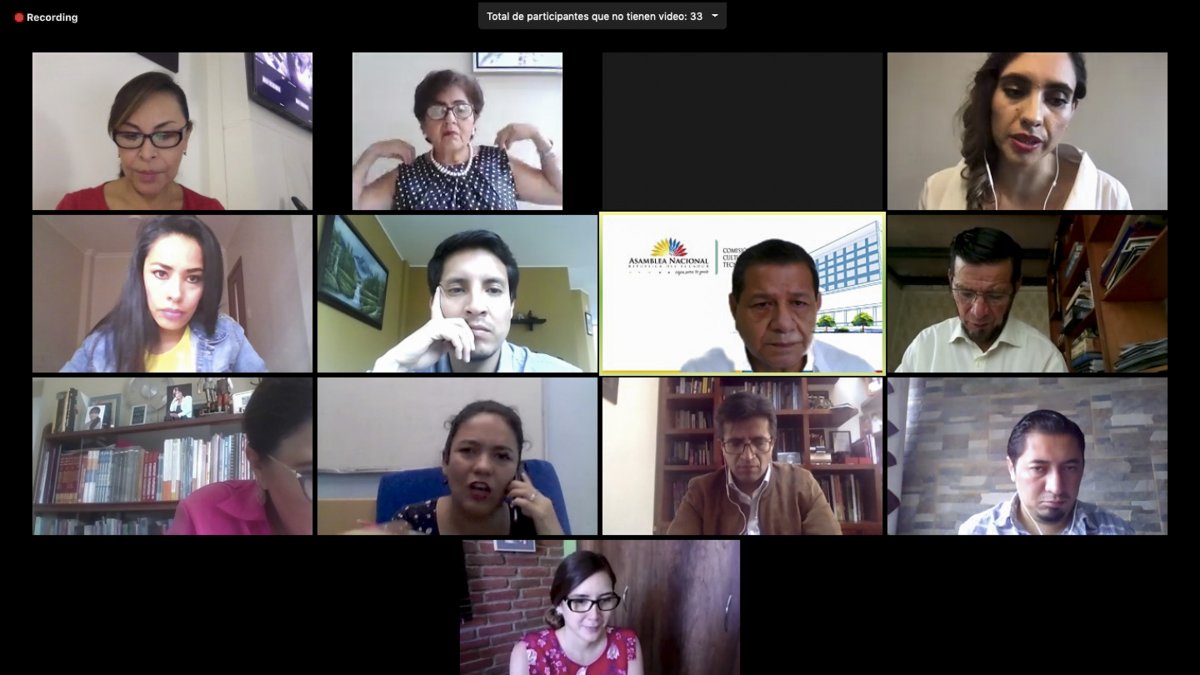 La Comisión de Educación, en una de sus sesiones analizó el recorte presupuestario a las universidades.